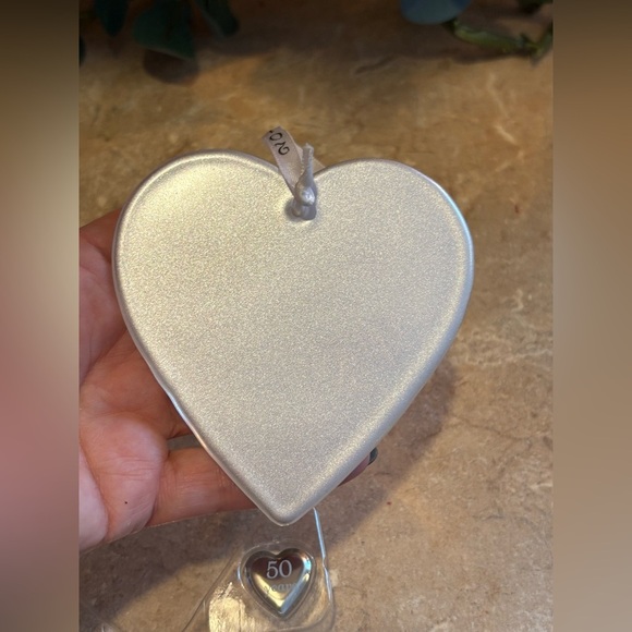 Hallmark Keepsake Ornament 2018 Glass Heart Happy Anniversary Customizable NIB - Picture 8 of 8